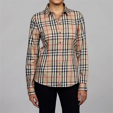 long sleeve burberry shirt free shipping|Burberry long sleeve button up.